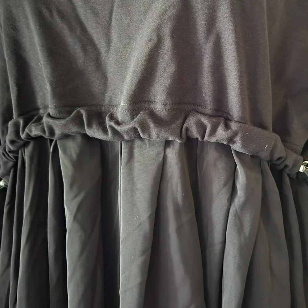 Flygo dress sz XL black goth festival oversize EUC - Picture 3 of 3
